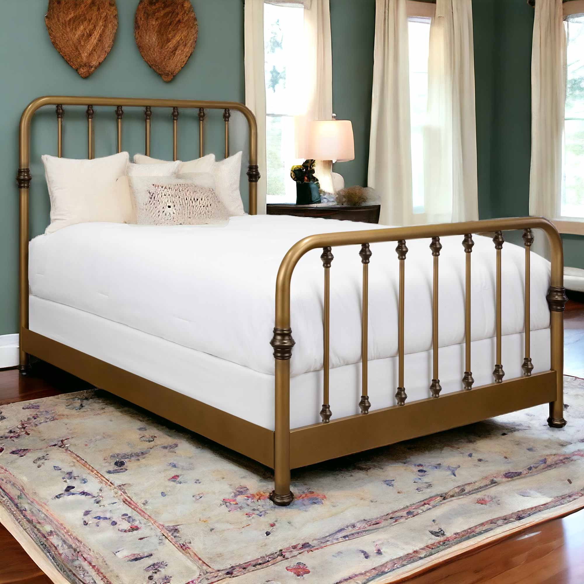 Artem Iron Bed by Wesley Allen - Image 3
