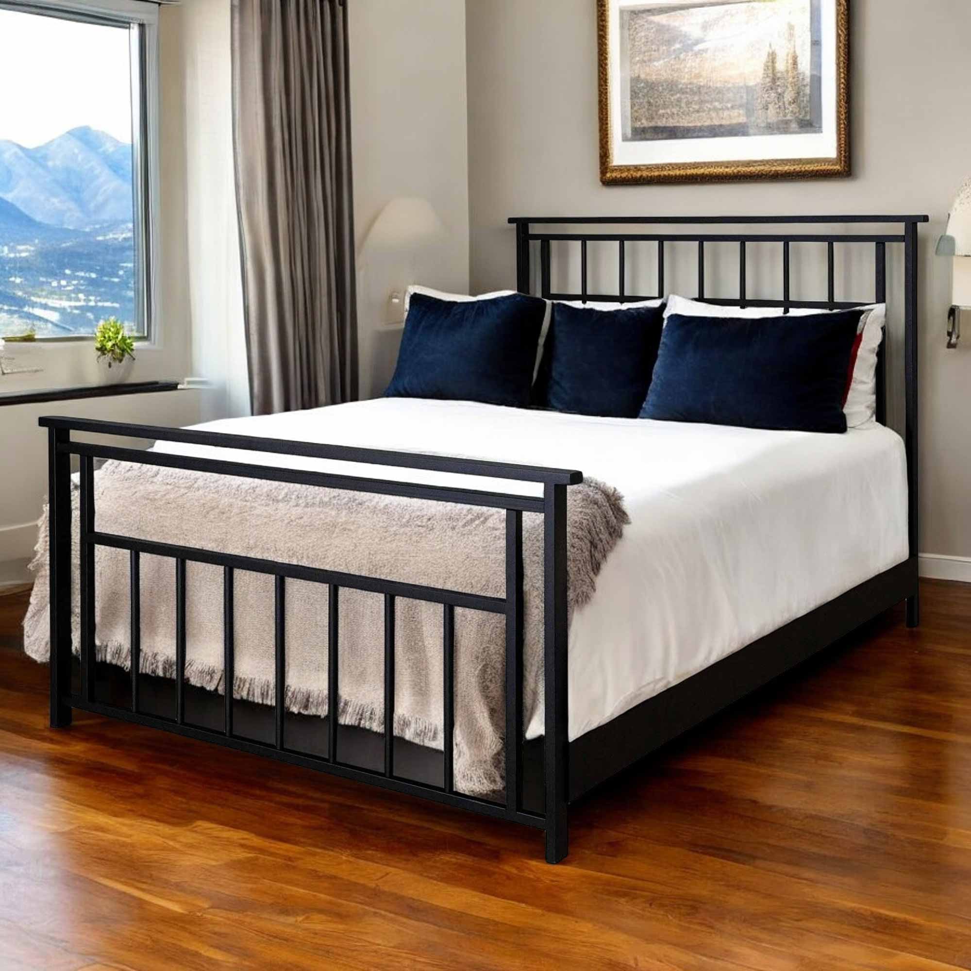 Aspen Iron Bed by Wesley Allen - Image 8