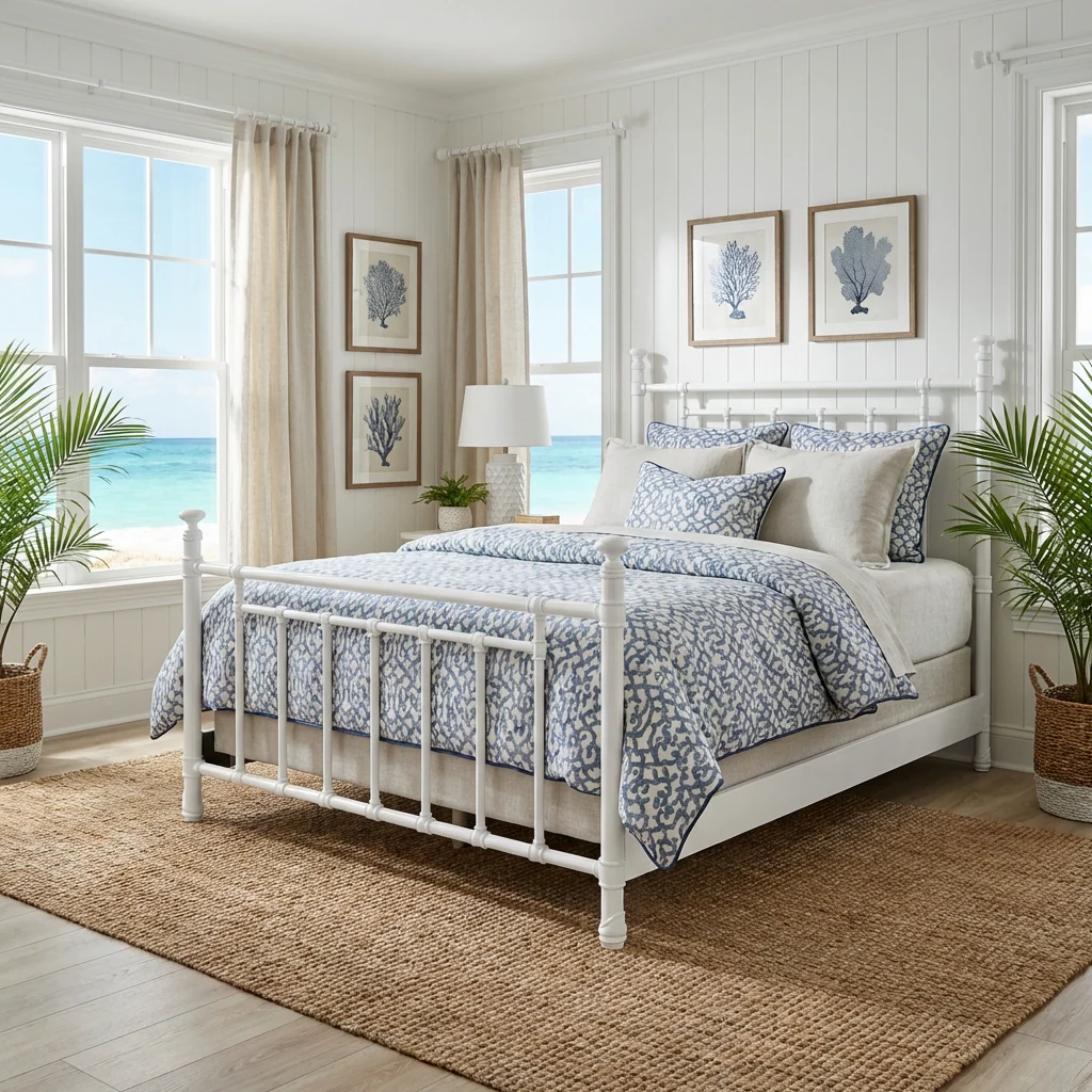 Blake Iron Bed by Wesley Allen - Image 5