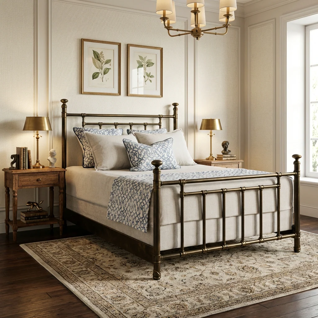 Blake Iron Bed by Wesley Allen - Image 7