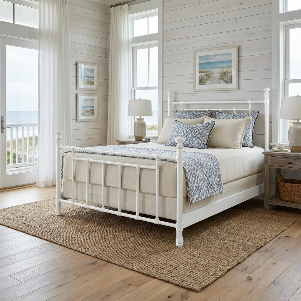 Blake Iron Bed by Wesley Allen - Image 8