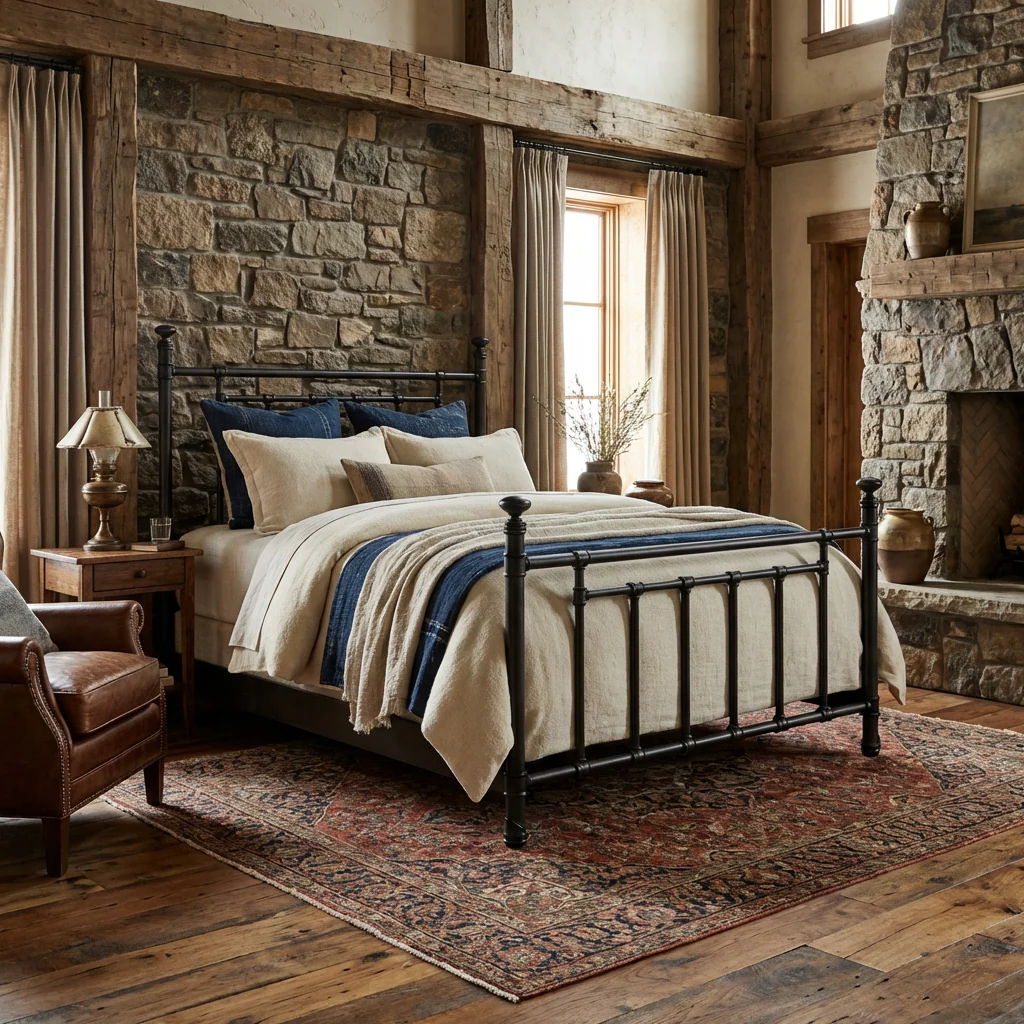 Blake Iron Bed by Wesley Allen - Image 9
