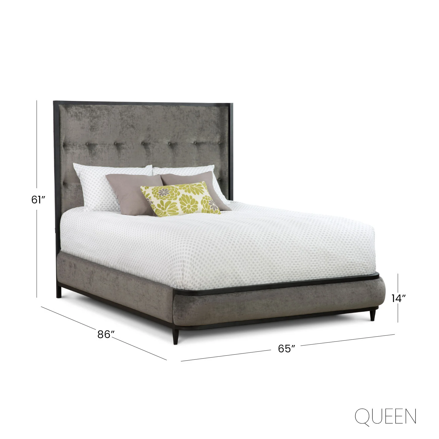 Broadway Upholstered Iron Headboard with Upholstered Surround by Wesley Allen - Image 11