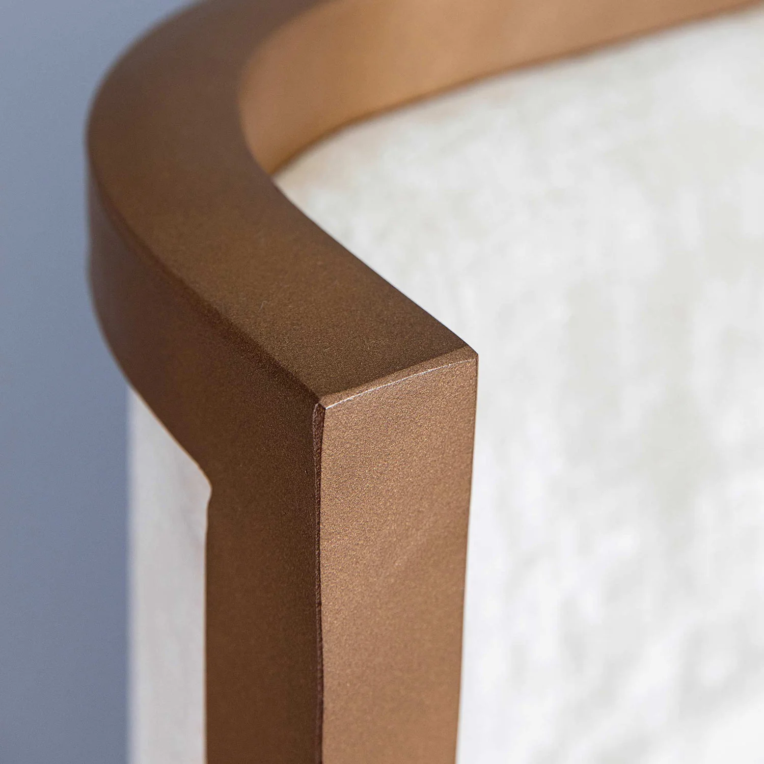 Broadway Upholstered Iron Headboard with Upholstered Surround by Wesley Allen - Image 7