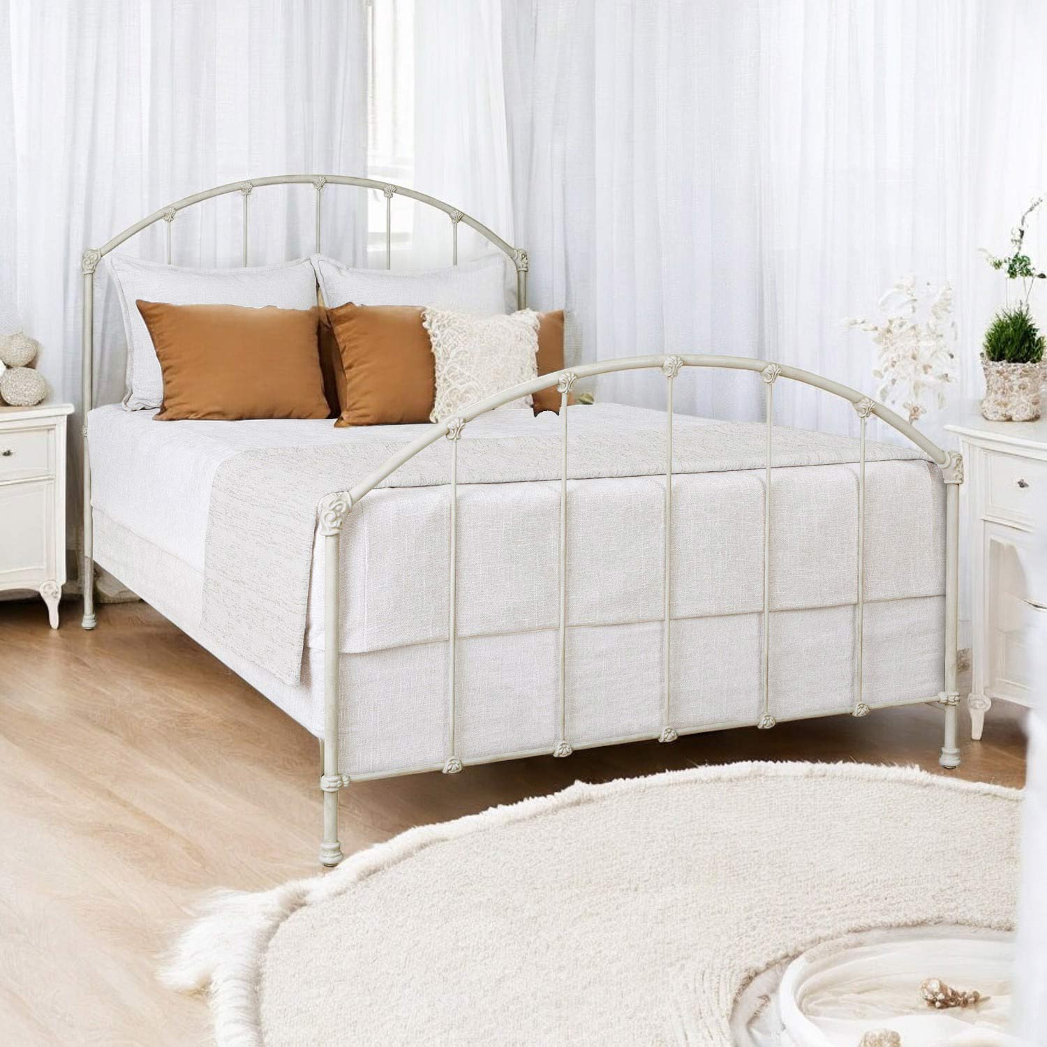 Coventry Iron Bed by Wesley Allen - Image 7