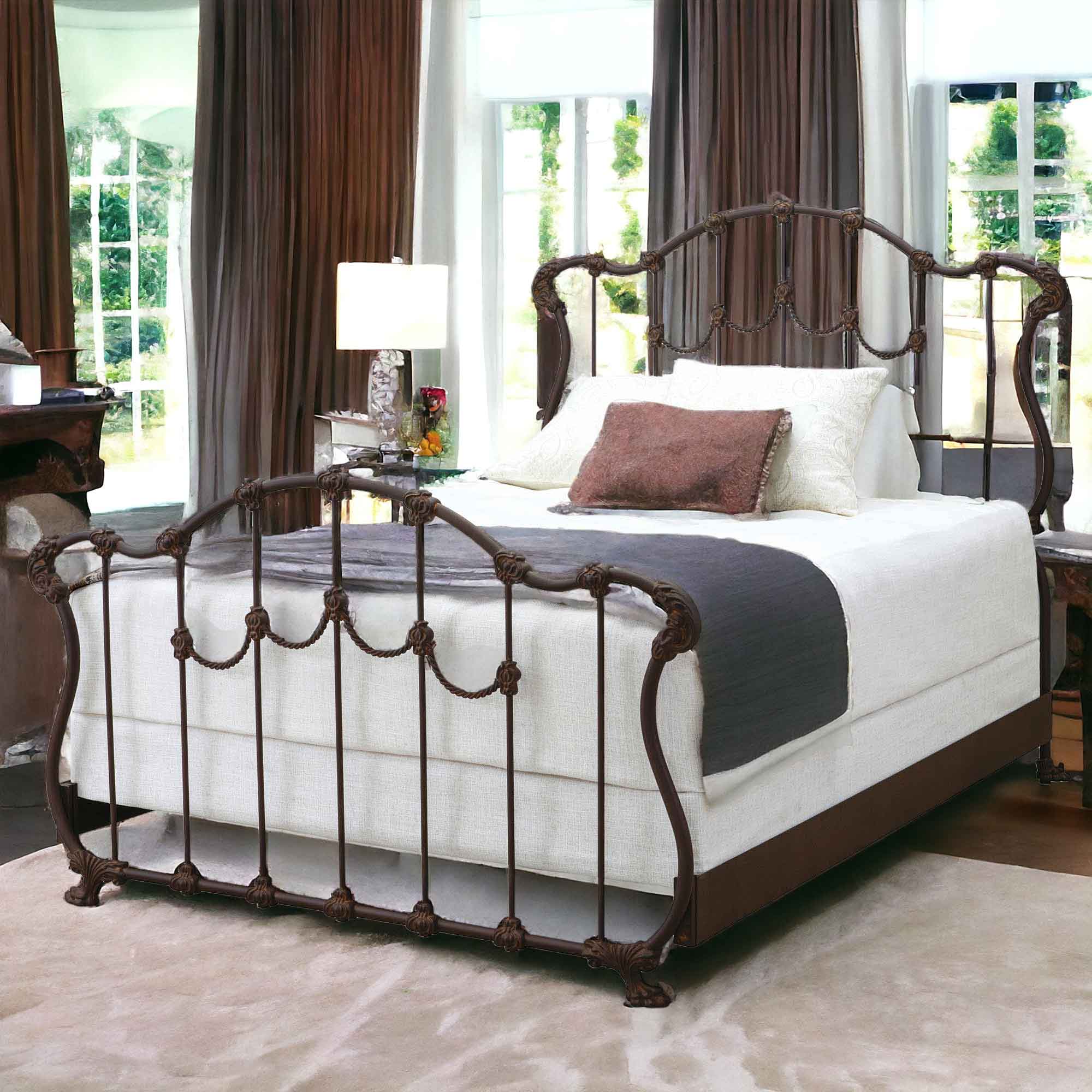 Hamilton Iron Bed by Wesley Allen - Image 9