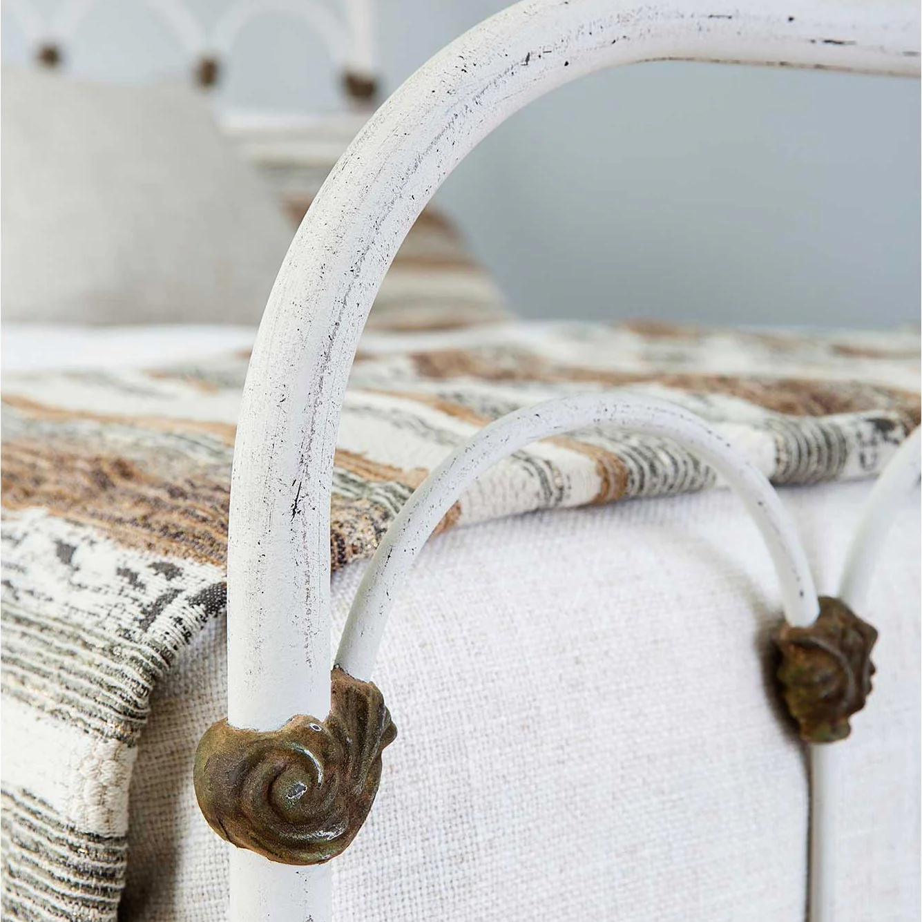 Hillsboro Iron Bed by Wesley Allen - Image 5