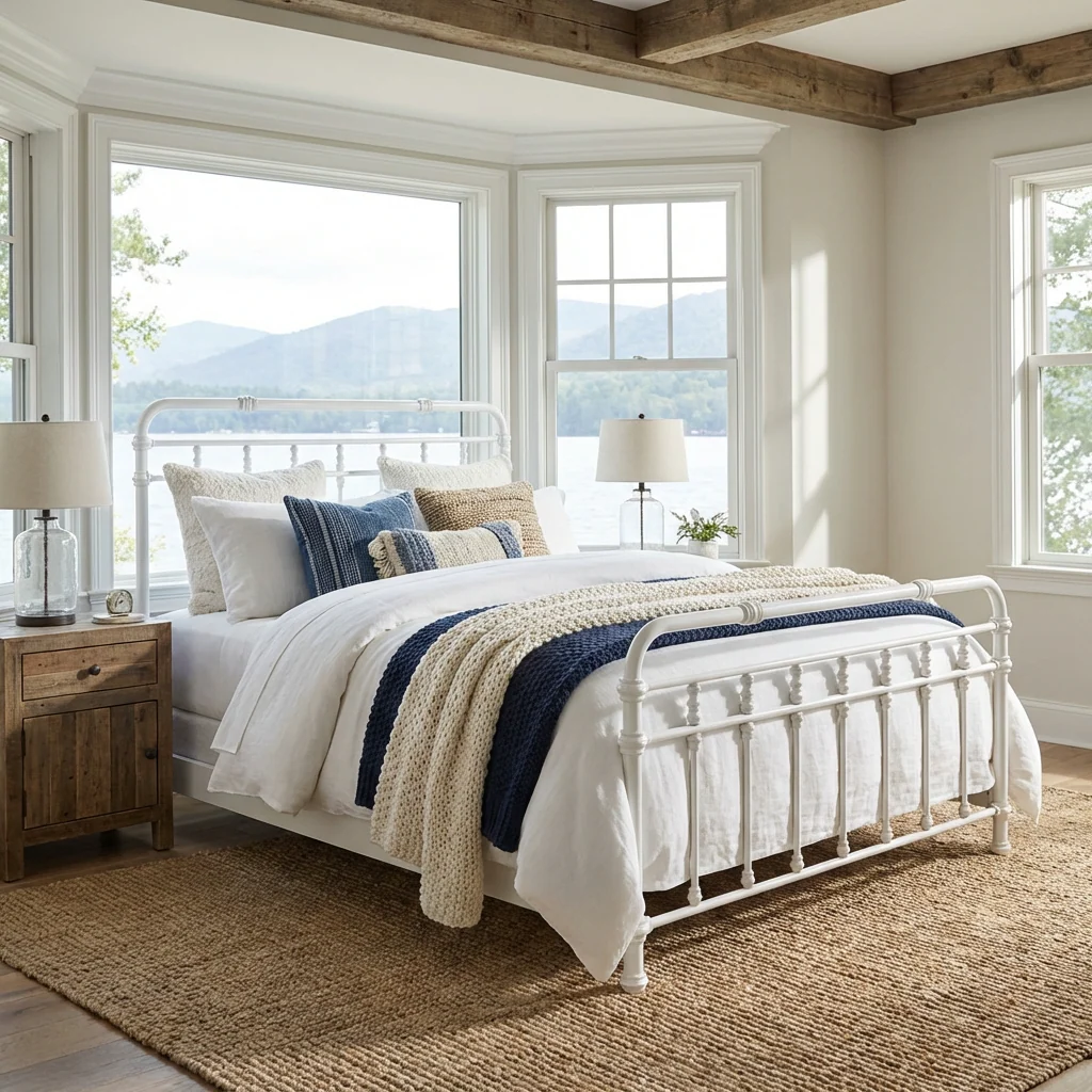 Laredo Iron Bed by Wesley Allen - Image 3