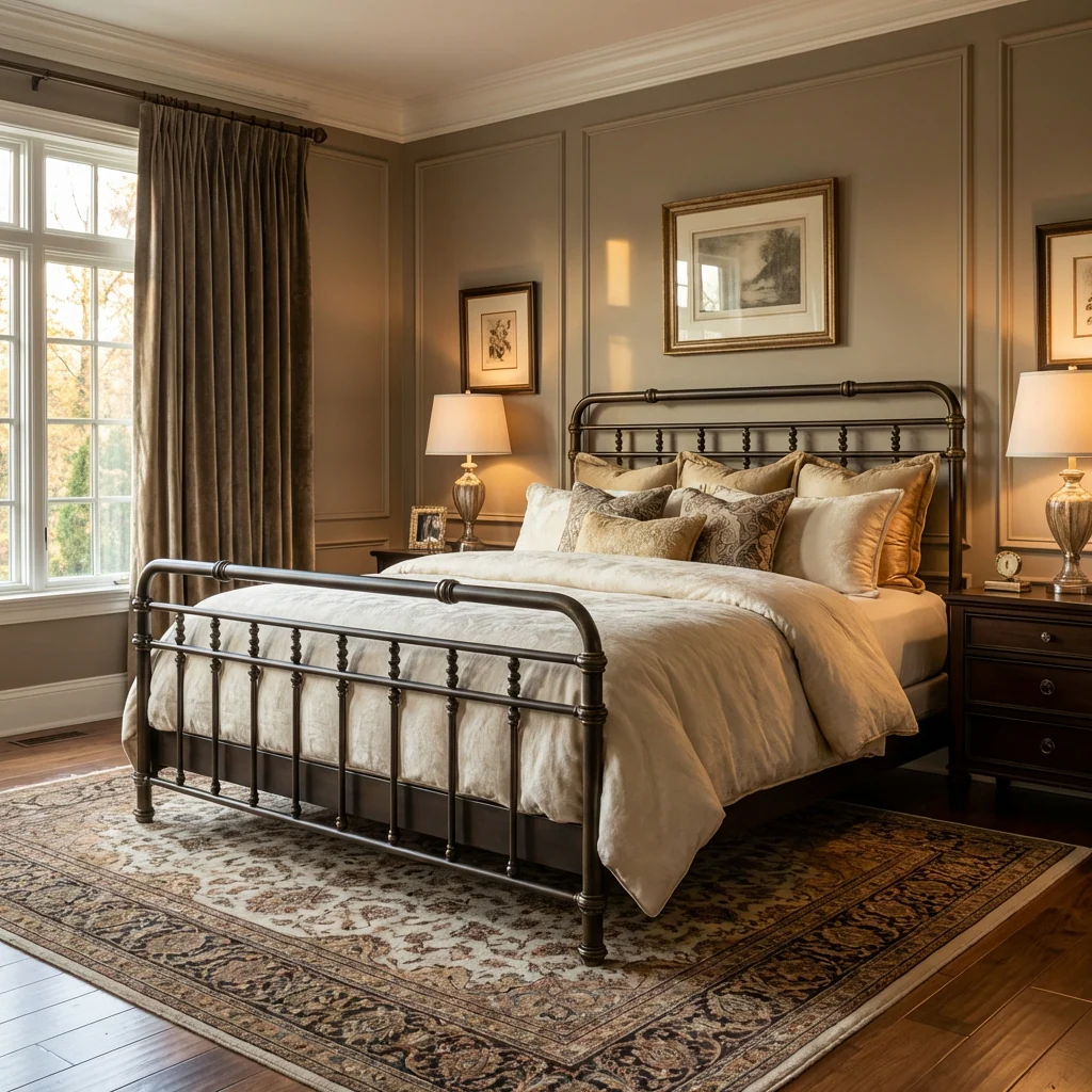 Laredo Iron Bed by Wesley Allen - Image 4
