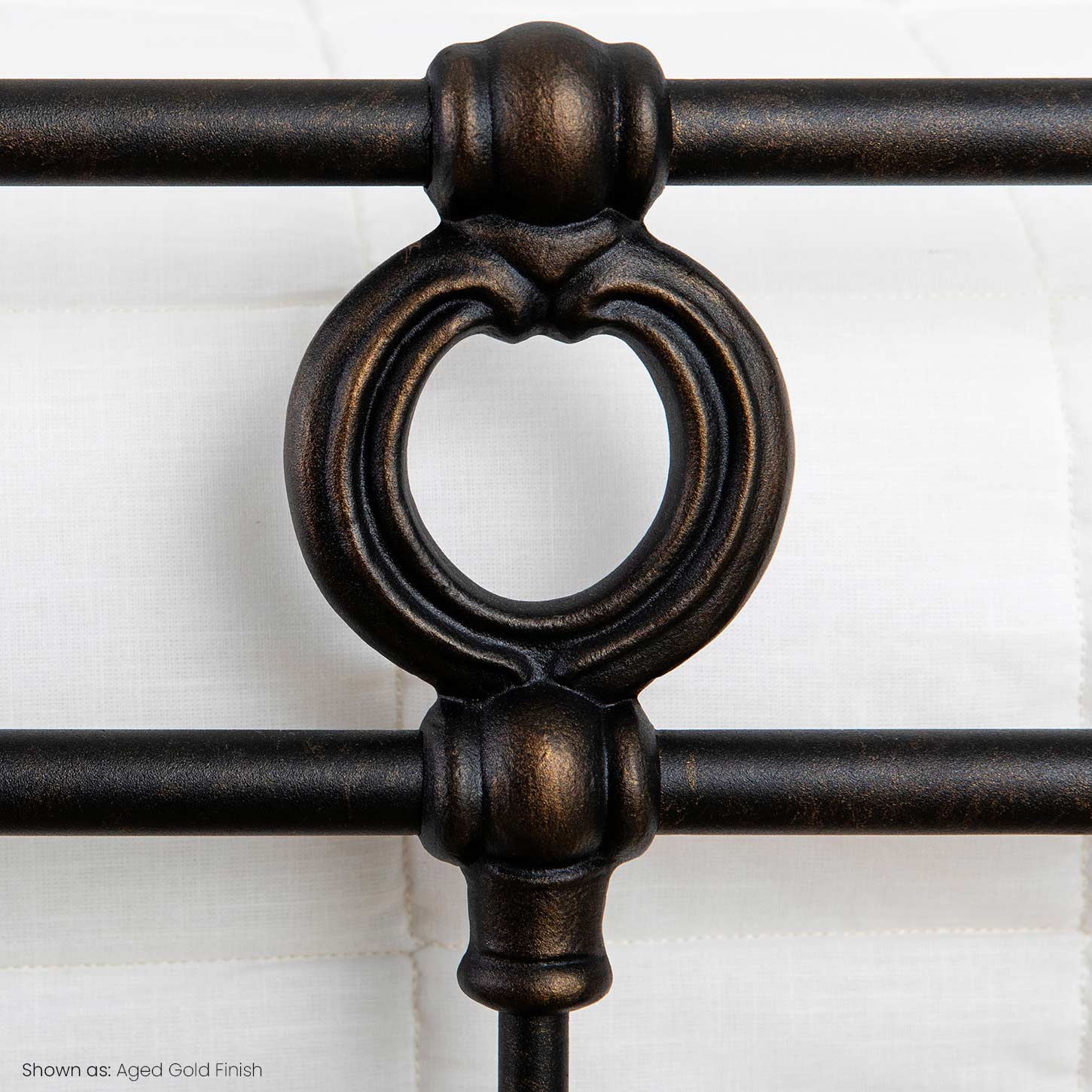 Latif Iron Bed by Wesley Allen - Image 11