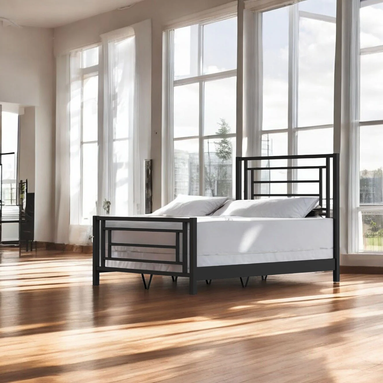 Sunset Iron Bed by Wesley Allen - Image 3