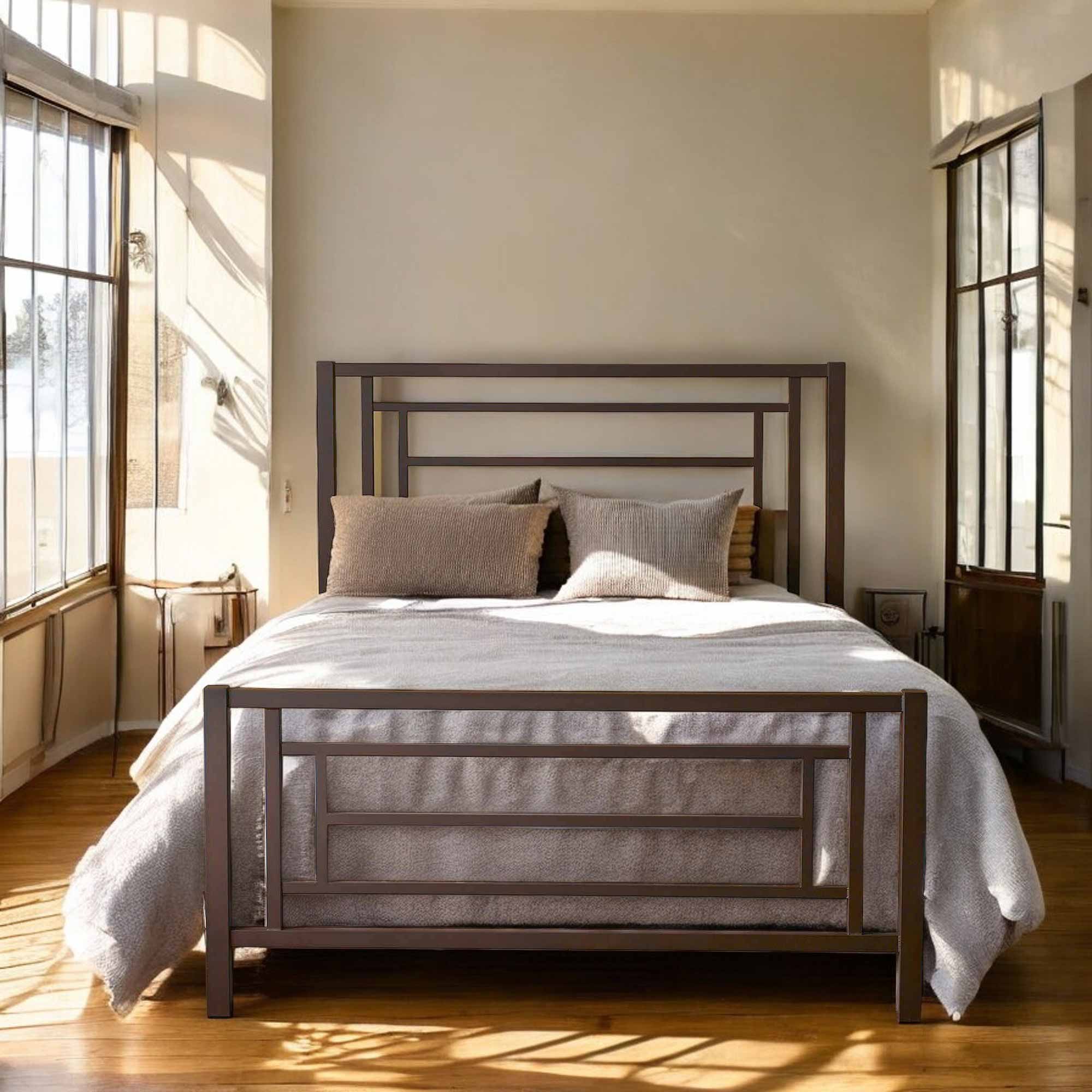 Sunset Iron Bed by Wesley Allen - Image 5