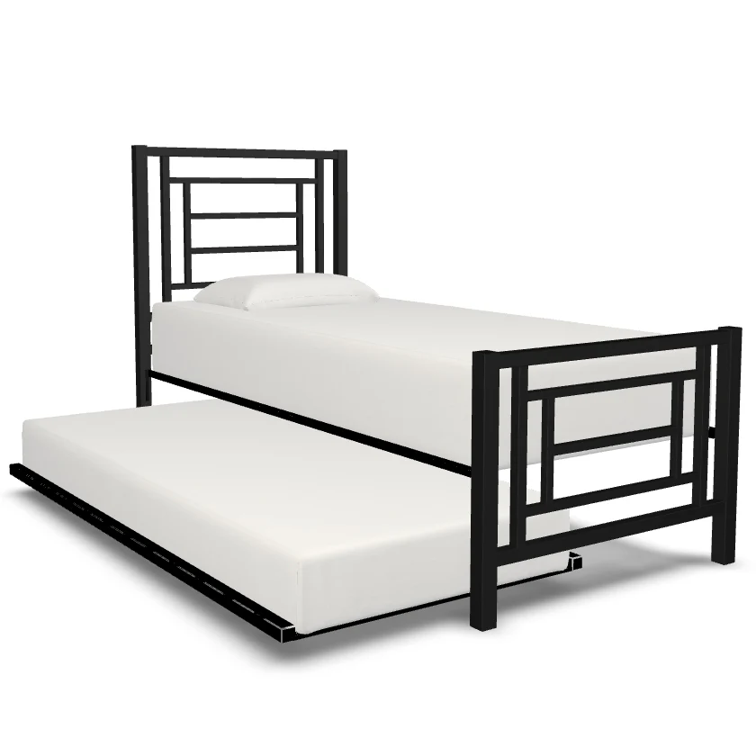 Sunset Iron Trundle Bed by Wesley Allen - Image 2