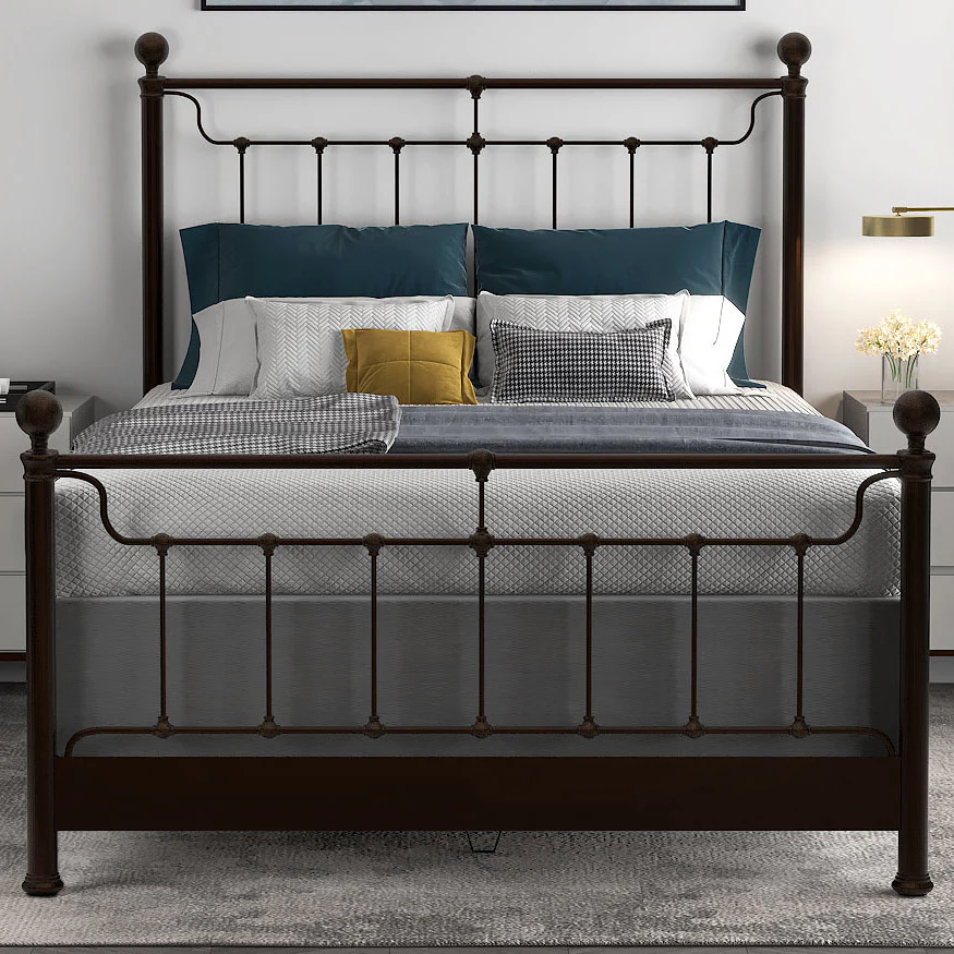 Tucker Iron Bed by Wesley Allen - Image 3